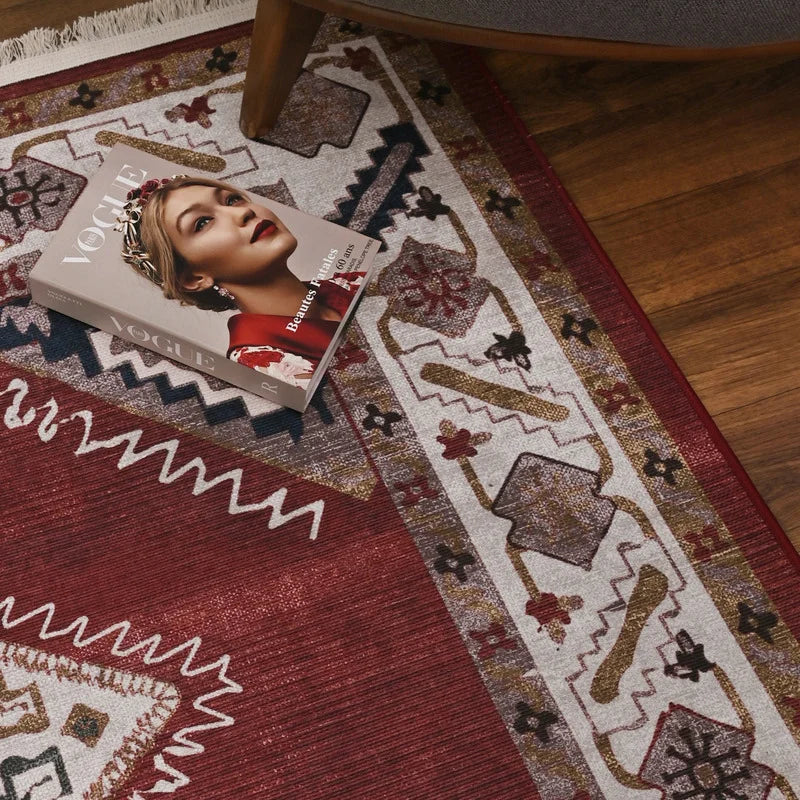 Classic Ruby Charm Chenille Rug