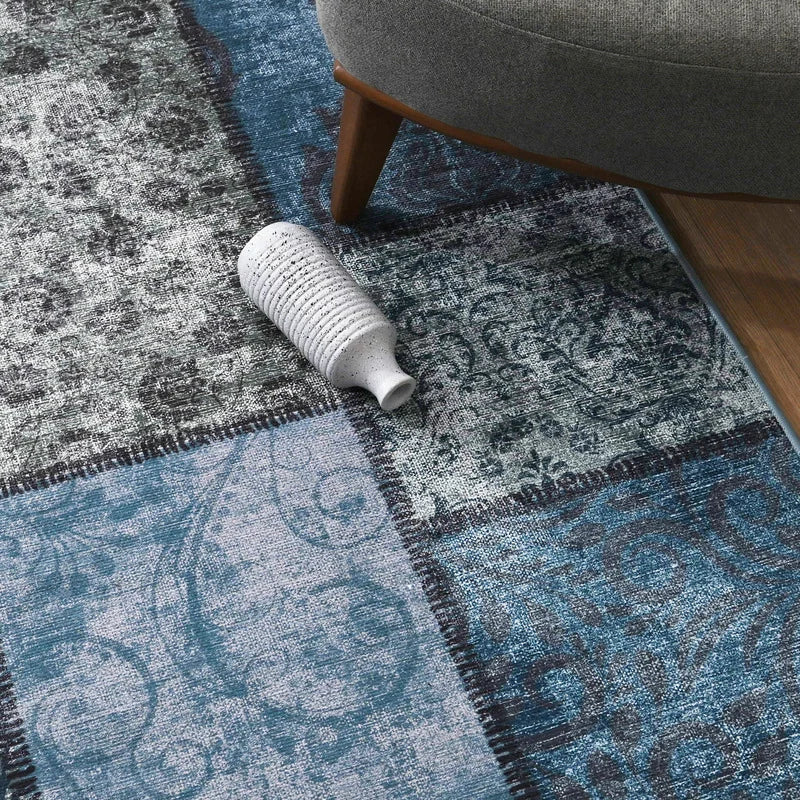 Manhattan Patchwork Premium Chenille Rug