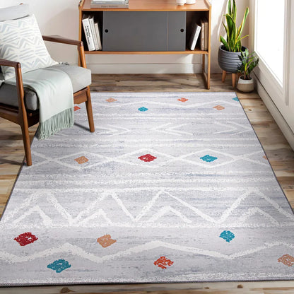 RIVARIOUS Modern Version Chenille Rug