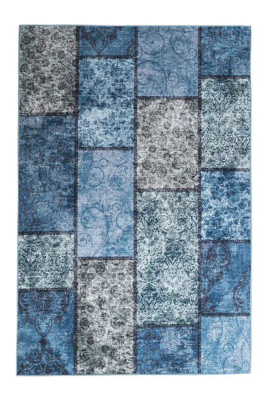 Manhattan Patchwork Premium Chenille Rug