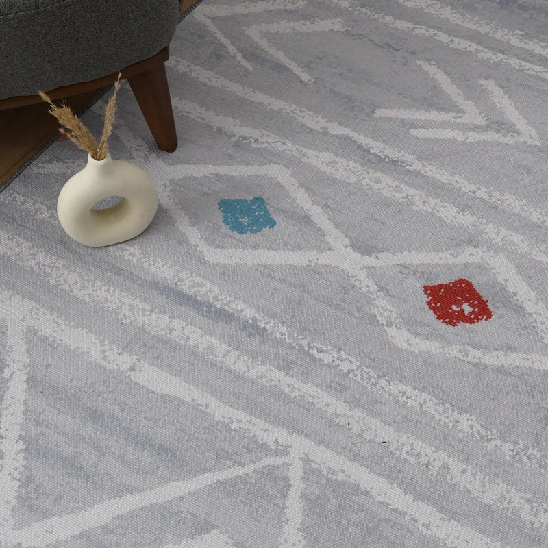 RIVARIOUS Modern Version Chenille Rug