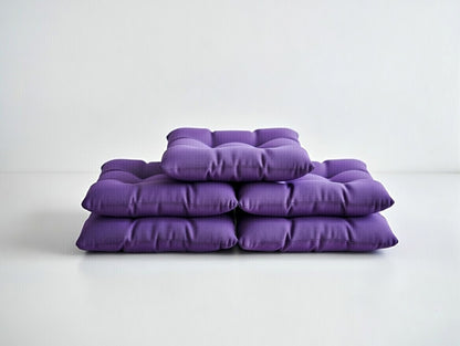 Velvet Premium Purple Seat Cushion