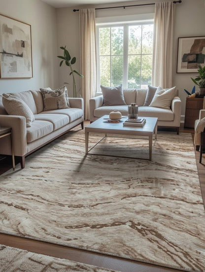 Allura Beige Turkish Carpet.