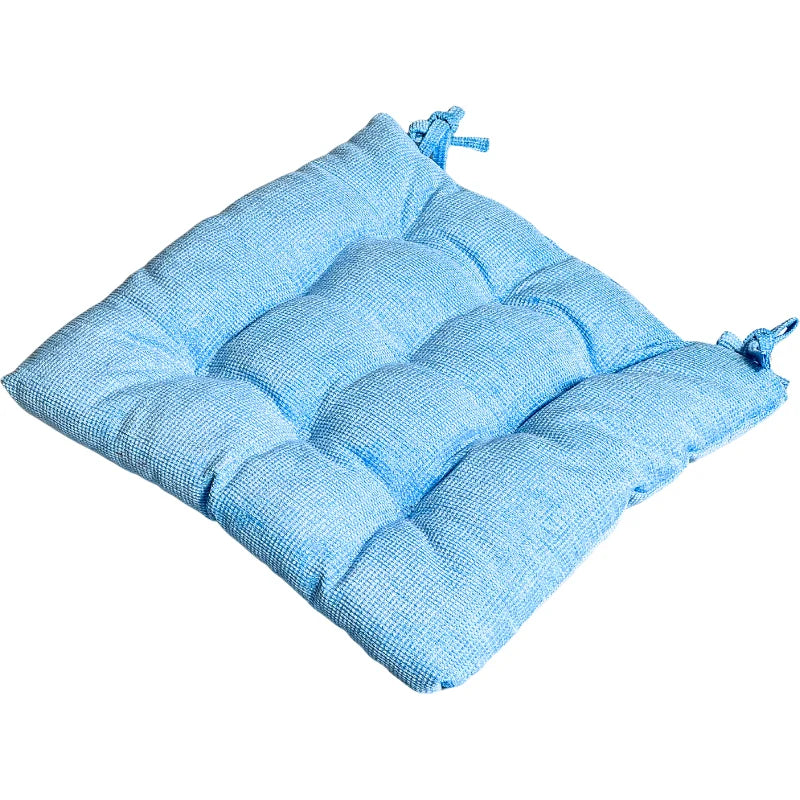 Velvet Premium Babby Blue Seat Cushion