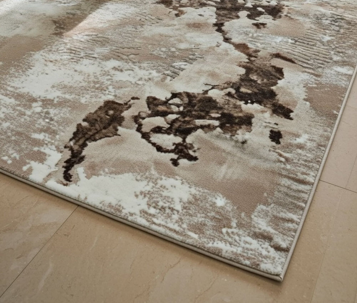 Brown Marble Turkish Carpet