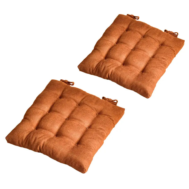 Velvet Premium Brown Seat Cushion