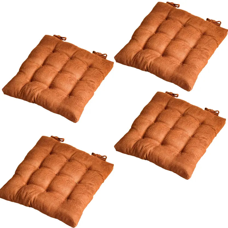 Velvet Premium Brown Seat Cushion