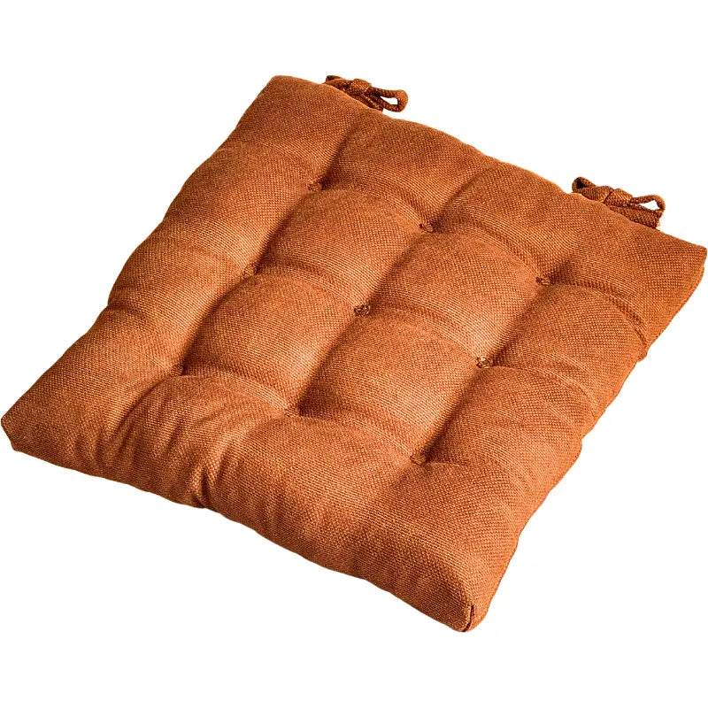 Velvet Premium Brown Seat Cushion