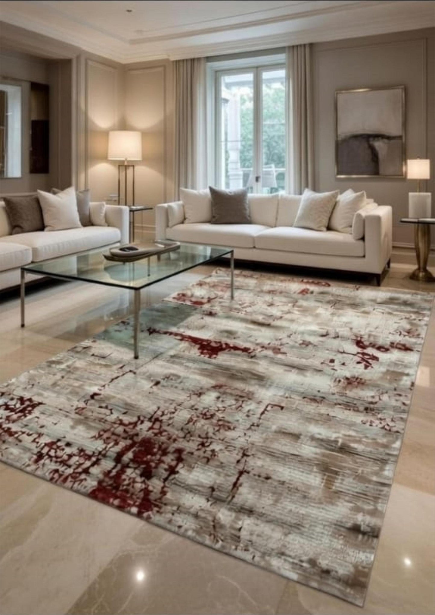 Royal Burgundy Turkish Carpet