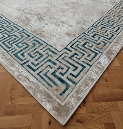 Classic Turquoise Turkish Carpet