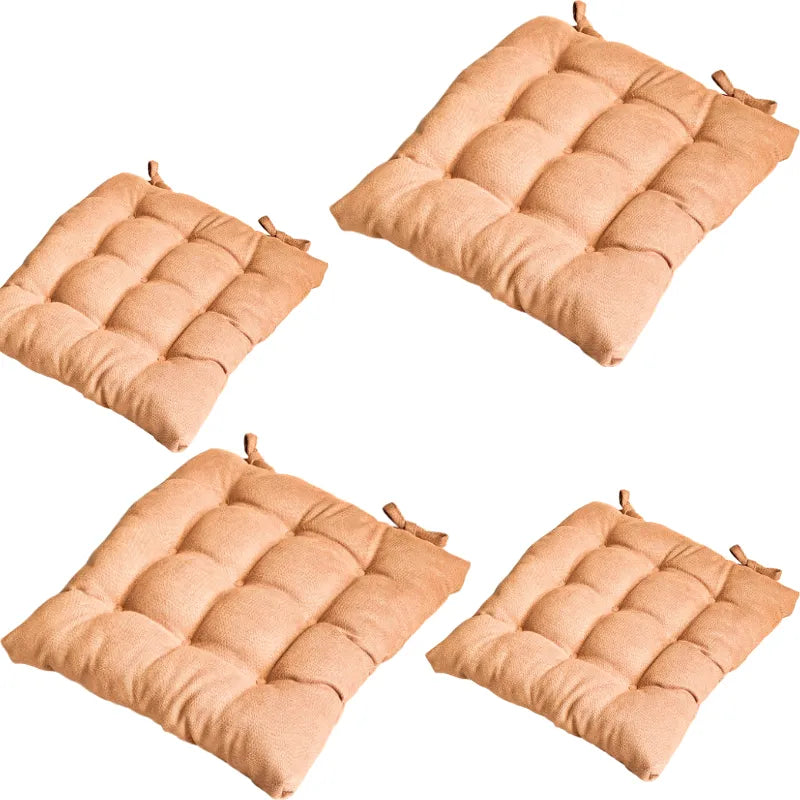 Velvet Premium Camel Seat Cushion