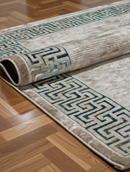 Classic Turquoise Turkish Carpet