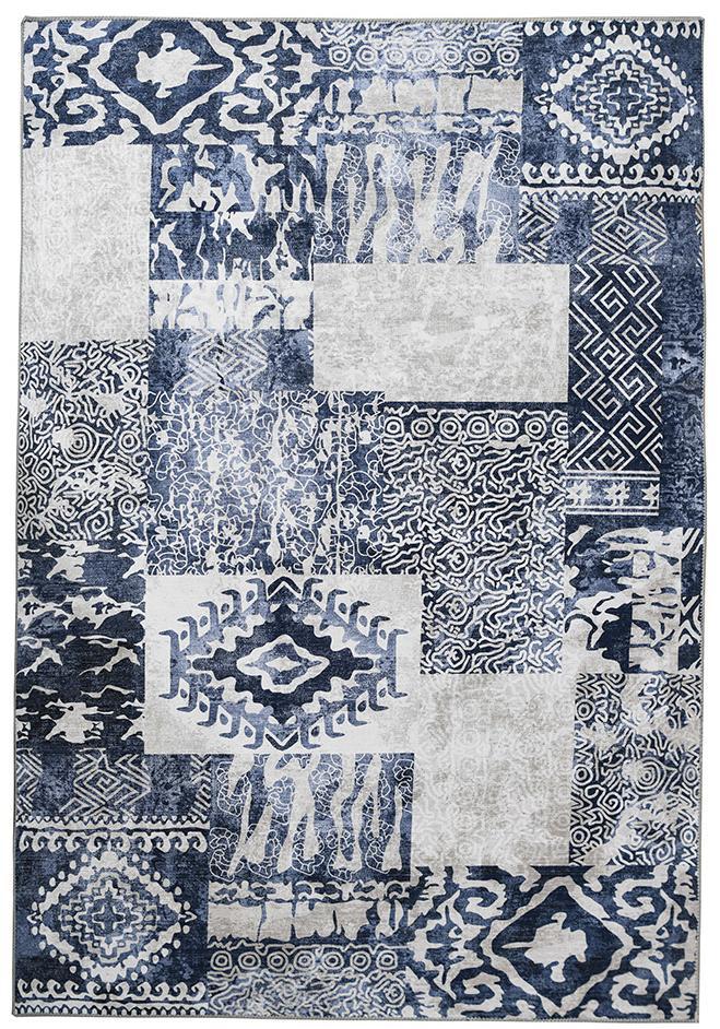 Noor Blue Premium Chenille Rug