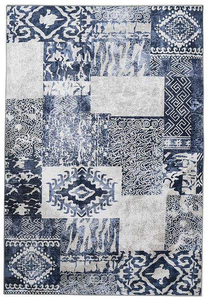 Noor Blue Premium Chenille Rug