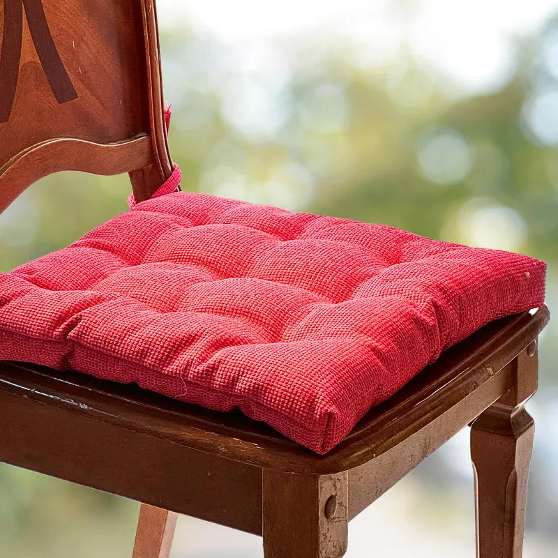 Velvet Premium Fuchsia Seat Cushion