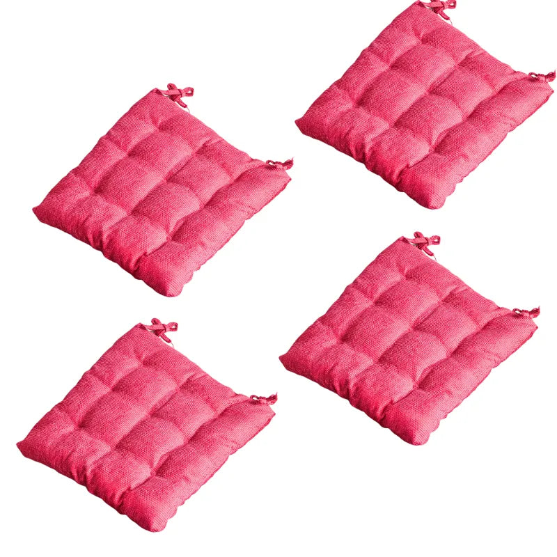 Velvet Premium Fuchsia Seat Cushion