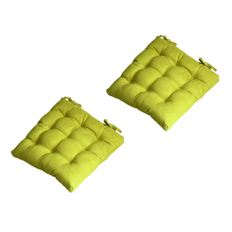 Velvet Premium Green Seat Cushion