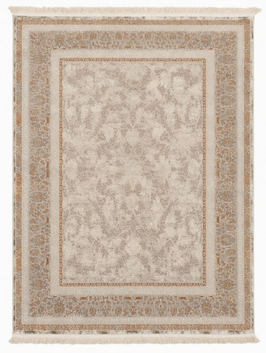 Noor Floral Gold Turkish Carpet