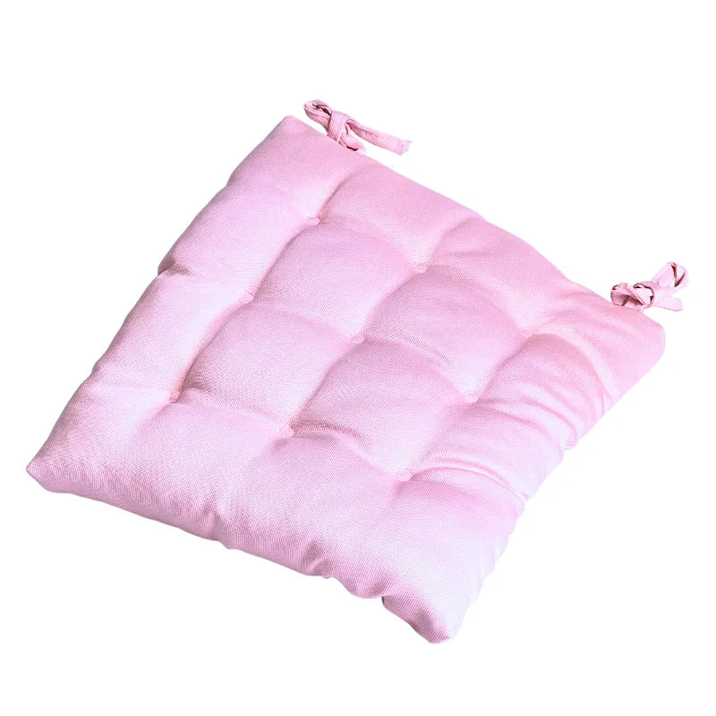 Velvet Premium Pink Seat Cushion