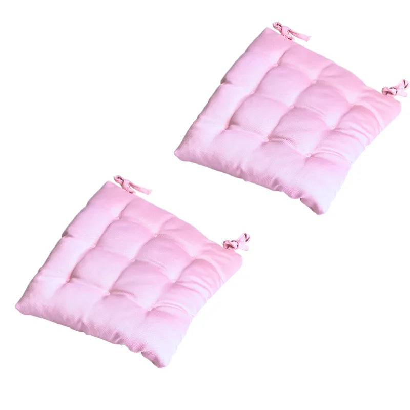 Velvet Premium Pink Seat Cushion