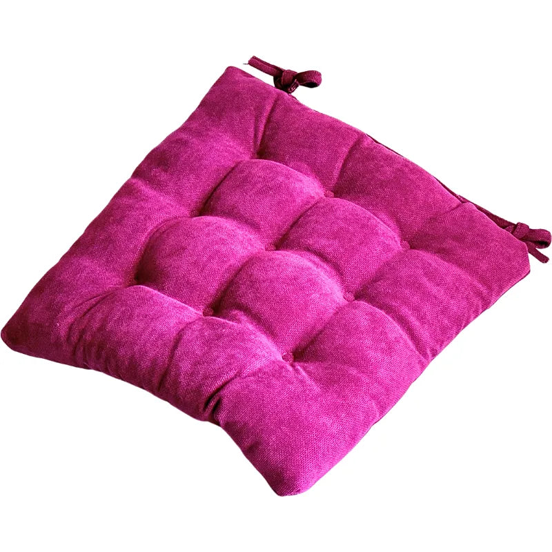 Velvet Premium Purple Seat Cushion