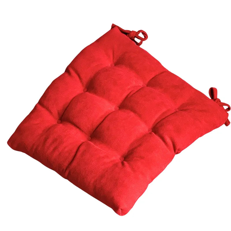 Velvet Premium Red Seat Cushion