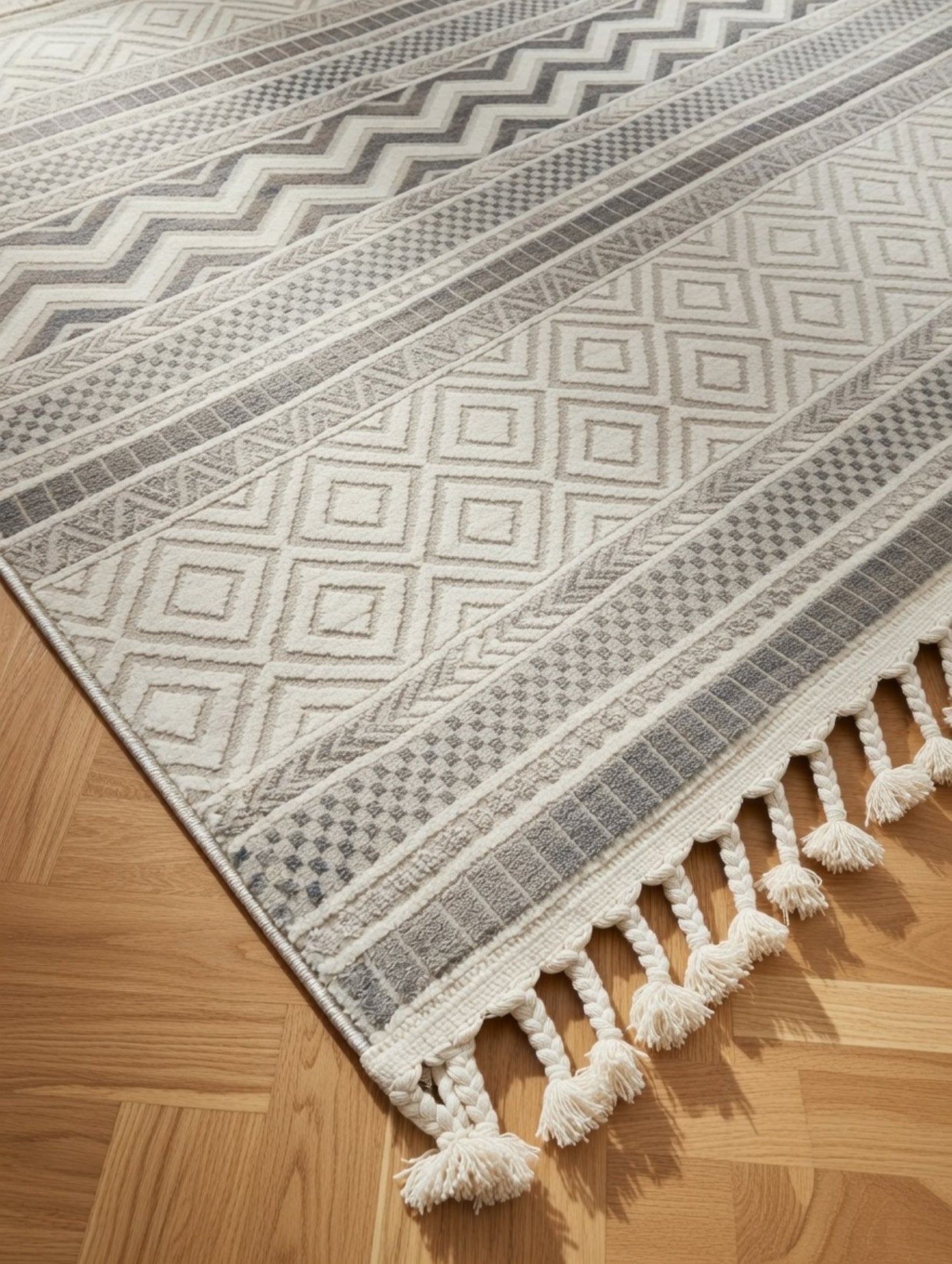 Serein Grey Turkish Carpet