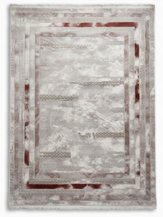 Veloura Burgundy Turkish Carpet