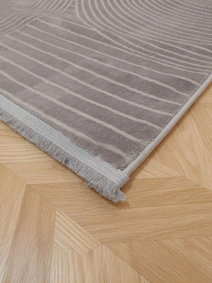 Amwaj Grey Turkish Carpet